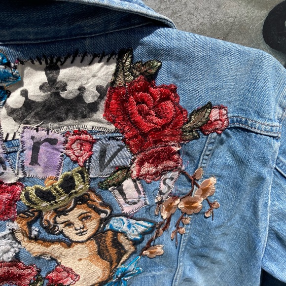 Custom Appliquéd Levi’s Jacket - Picture 6 of 12